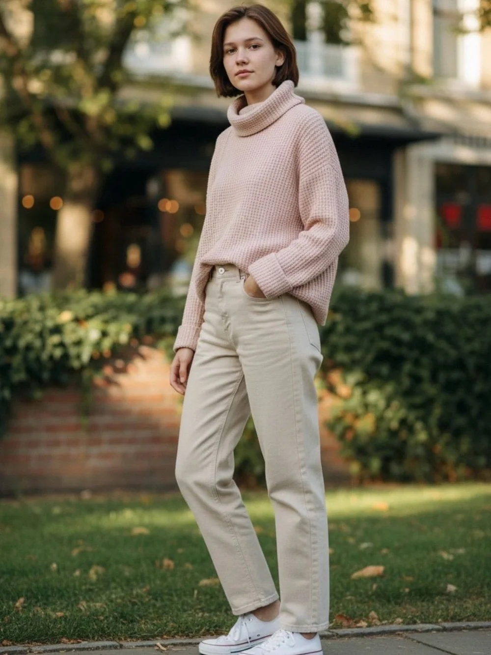 Free People Sidewinder Waffle Knit Sweater